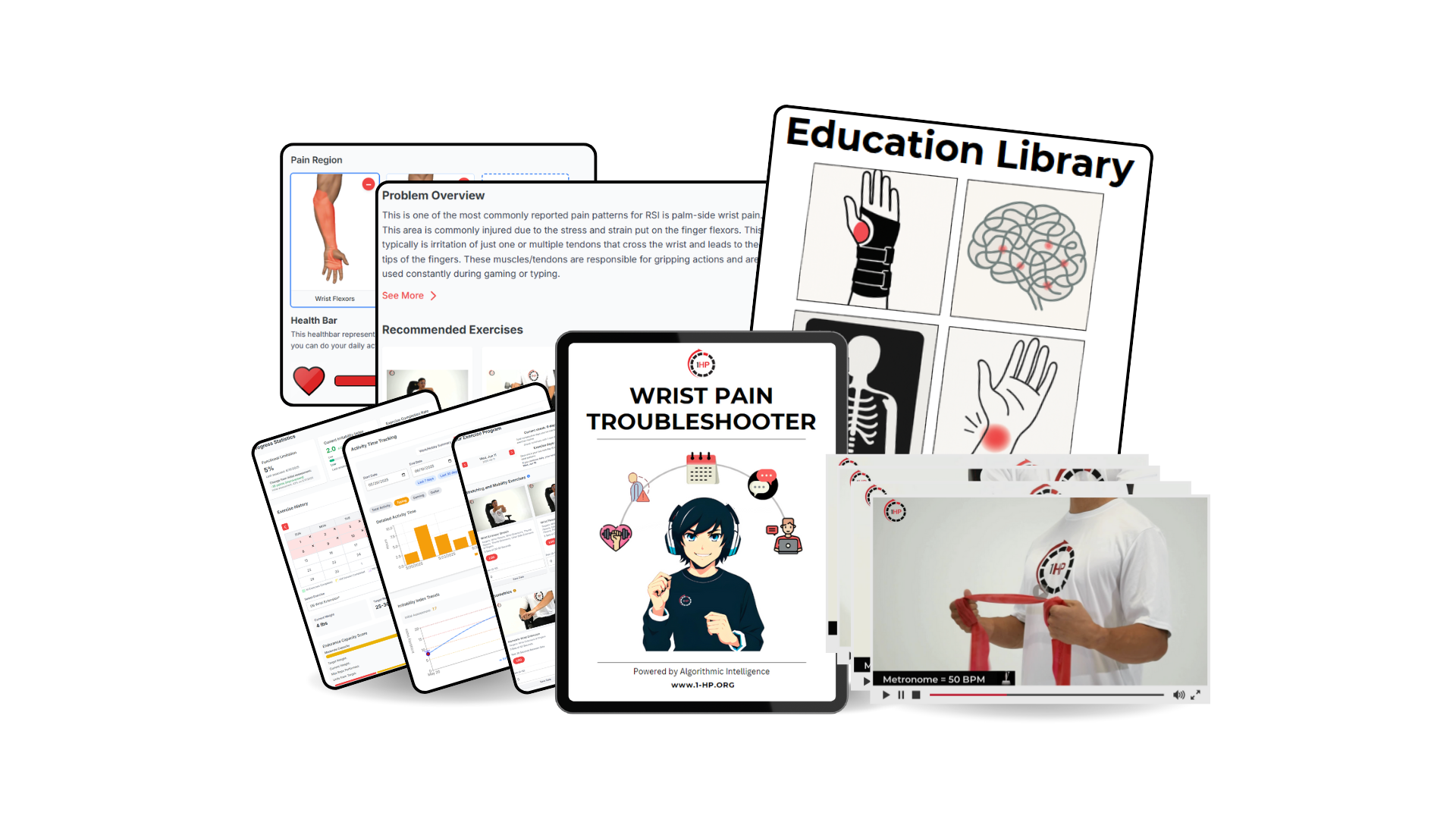 Wrist Pain Troubleshooter Interface
