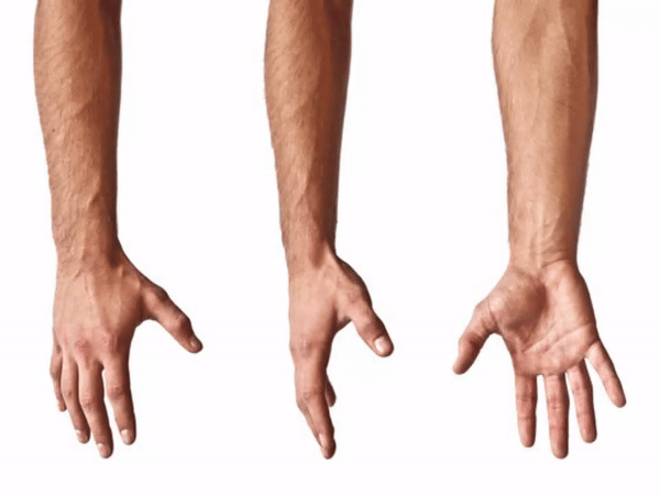 Hands showing pain points